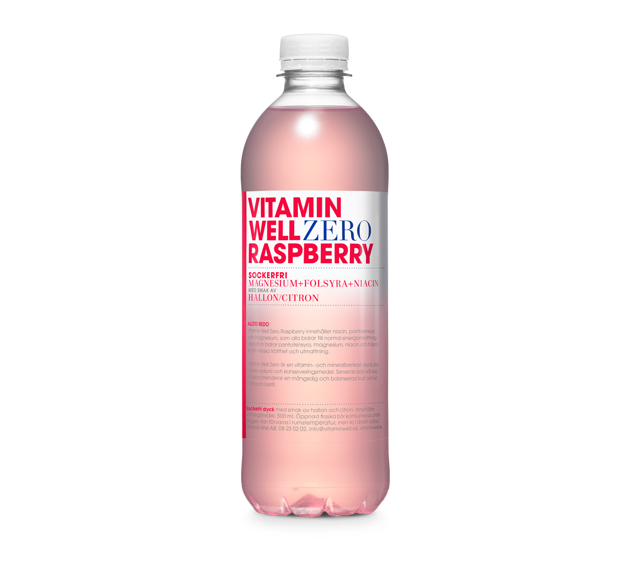 Vitamin Well Zero Raspberry 500ml